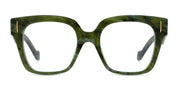 Ottica Mondello Roma - Loewe - LW50069I51096 - ANAGRAM GREEN SQUARED EYEGLASSES - Acetate - shape Squared - green - EYEWEAR - EYEGLASSES - Donna,Women - lens Clear - Made In Italy