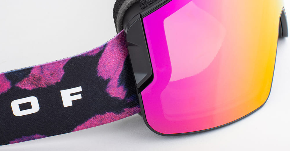 Ottica Mondello Roma - Out Of - XG159415M - ZENITH - FURRY / VIOLET MCI LENS MEDIUM - nylon - shape Mask - black, pink - EYEWEAR - GOGGLES - Unisex,Uomo,Donna,Women,Men - lens Pink - Made In Italy