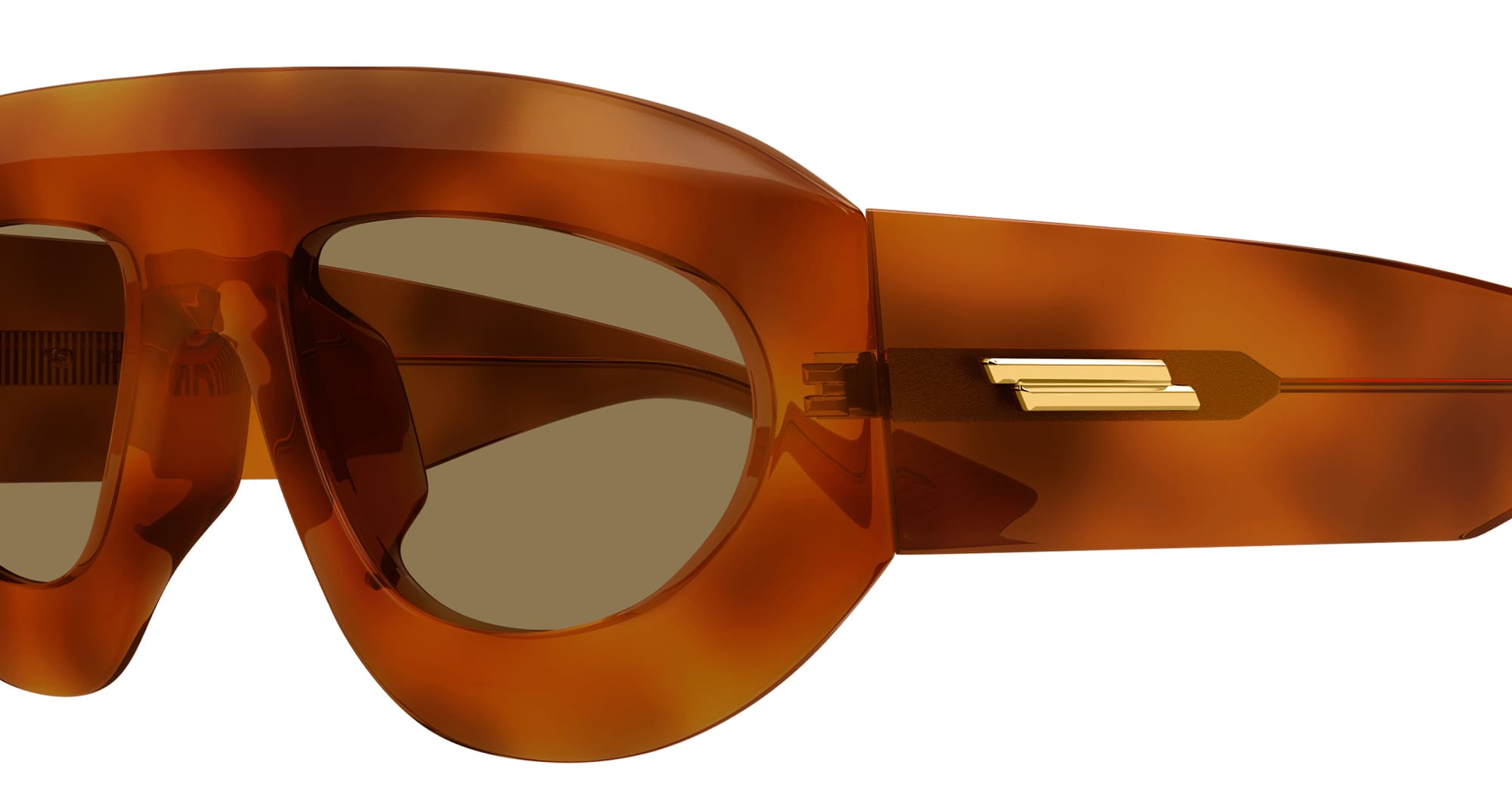 Ottica Mondello Roma - Bottega Veneta - BV1358S-002 - BV1358S-002 - HAVANA - Acetate - shape Pilot - Havana - EYEWEAR - SUNGLASSES - Unisex,Uomo,Donna,Women,Men - lens Brown - Made In Japan