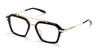 Ottica Mondello Roma - Akoni - AKX-413A-51 - AKARI - BLACK / GOLD - Acetate, titanium - shape   - Black, gold - EYEWEAR - EYEGLASSES - Uomo,Men - lens Clear - Made In Japan