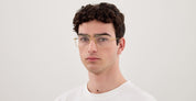 Ottica Mondello Roma - Bottega Veneta - BV1384O-001 - BV1384O-001 - GOLD / HAVANA RX - Metal - shape Navigator - Gold - EYEWEAR - EYEGLASSES - Uomo,Men - lens Clear - Made In Italy
