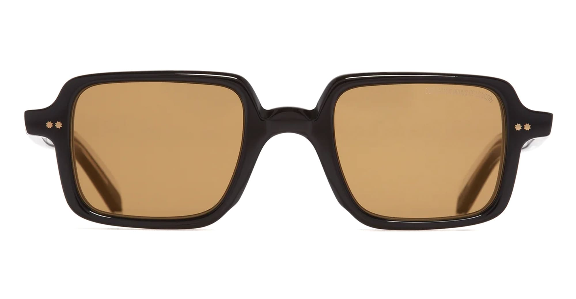 Ottica Mondello Roma - Cutler and Gross - CGSN-GR02-48-01 - GR02 - BLACK - Acetate - shape Rectangular - blue - EYEWEAR - SUNGLASSES - Unisex,Uomo,Donna,Women,Men - lens Brown - Made In Italy