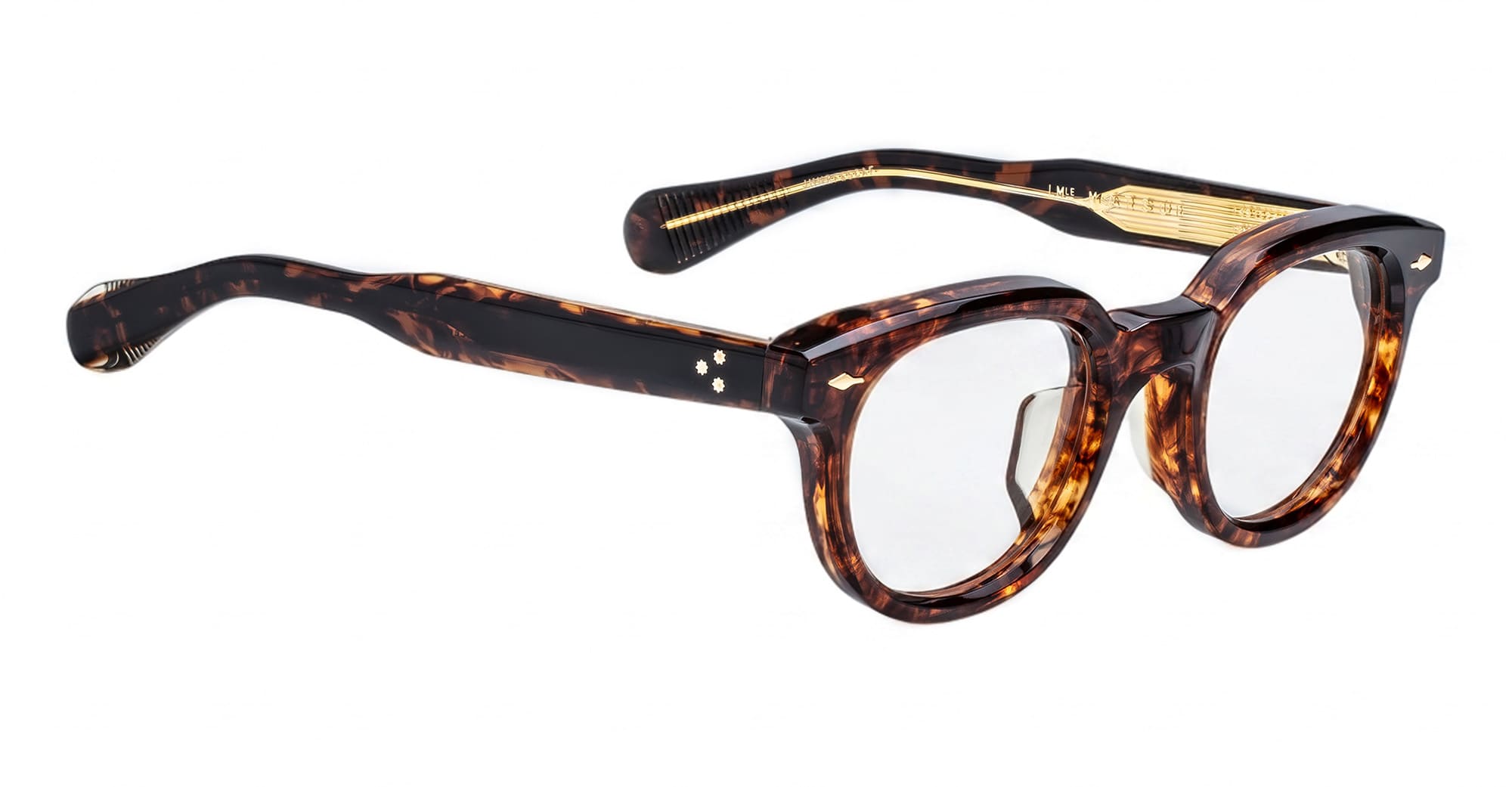 Ottica Mondello Roma - Jacques Marie Mage - JMMRFERX-5C - MATSU - ARGYLE RX - ASIAN FIT - Acetate - shape Panto - Havana - EYEWEAR - EYEGLASSES - Unisex,Uomo,Donna,Women,Men - lens Clear - Made In Japan