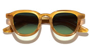 Ottica Mondello Roma - Moscot - OR-DAH-S47240208-TA - DAHVEN  (47) - BLONDE / FOREST WOOD LENS - Acetate - shape Panto - brown - EYEWEAR - SUNGLASSES - Unisex,Uomo,Donna,Women,Men - lens Gradient green - Made In China