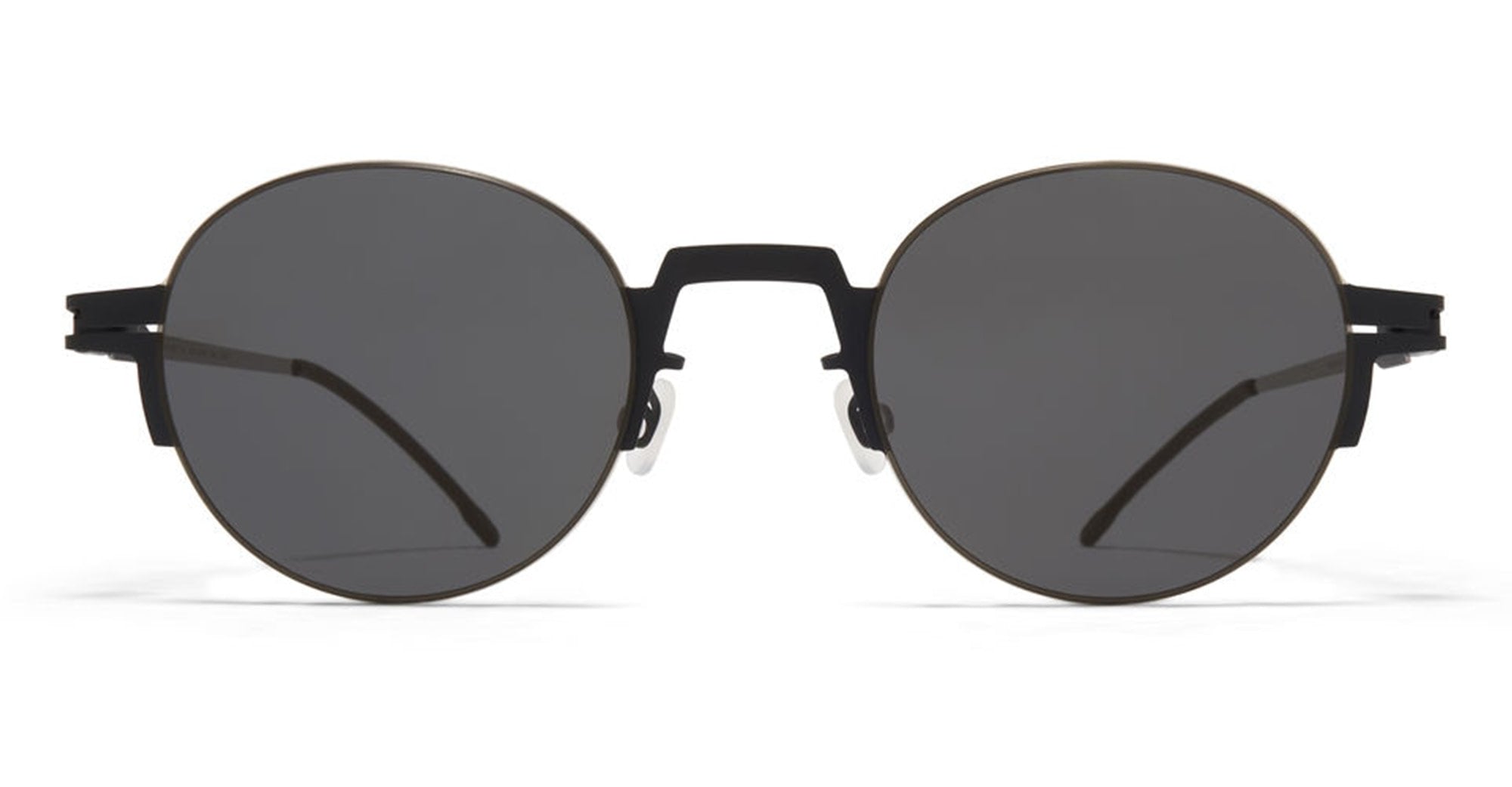  Dark Grey Lens - stainless steel - shape  - black, silver - EYEWEAR - SUNGLASSES - Unisex,Uomo,Donna,Women,Men - lens  - Made In Germany