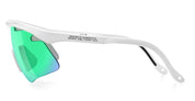 Ottica Mondello Roma - Alba Optics - 8050054516417 - MANTRA - WHITE / VZUM F-LENS BTL - Tr90 - shape Mask - White - EYEWEAR - SUNGLASSES - Unisex,Uomo,Donna,Women,Men - lens blue green - Made In Italy