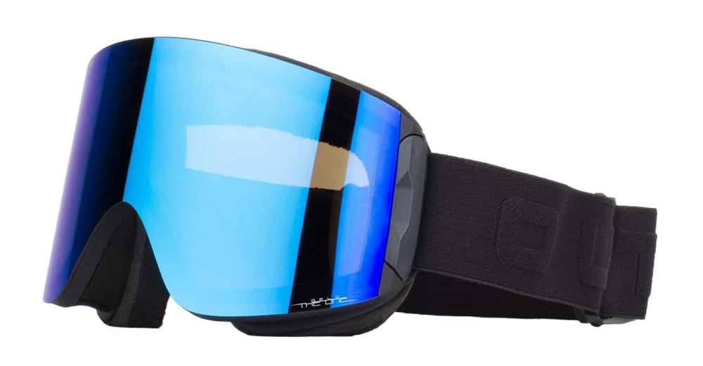 Ottica Mondello Roma - Out Of - 2G090213 - KATANA - BLACK / THE ONE GELO LENS - nylon - shape Mask - Black - EYEWEAR - GOGGLES - Unisex,Uomo,Donna,Women,Men - lens Blue - Made In Italy