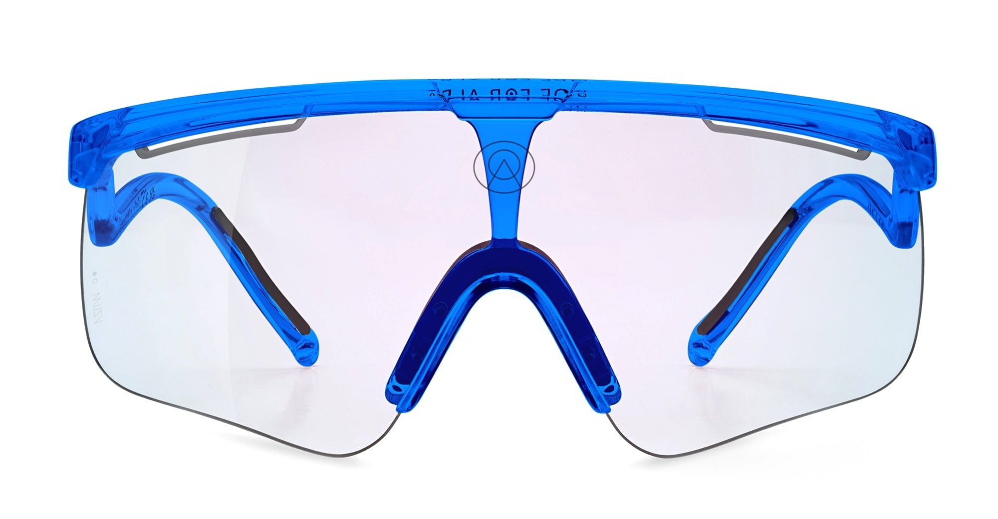 Ottica Mondello Roma - Alba Optics - 8050054518381 - DELTA - BLUE GLOSSY / VZUM F-LENS FIRE - Tr90 - shape Mask - blue - EYEWEAR - SUNGLASSES - Unisex,Uomo,Donna,Women,Men - lens red - Made In Italy
