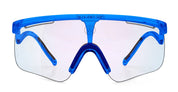 Ottica Mondello Roma - Alba Optics - 8050054518381 - DELTA - BLUE GLOSSY / VZUM F-LENS FIRE - Tr90 - shape Mask - blue - EYEWEAR - SUNGLASSES - Unisex,Uomo,Donna,Women,Men - lens red - Made In Italy