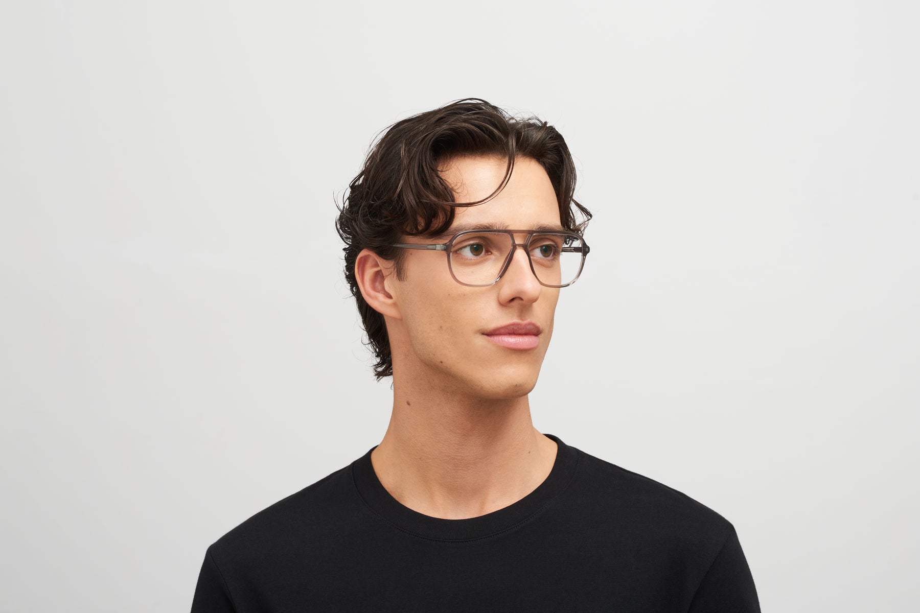 Ottica Mondello Roma - Mykita - 10081669 - KAMI - C162 Clear Ash / Silk Graphite RX - stainless steel - shape  - grey - EYEWEAR - EYEGLASSES - Unisex,Uomo,Donna,Women,Men - lens Clear - Made In Germany
