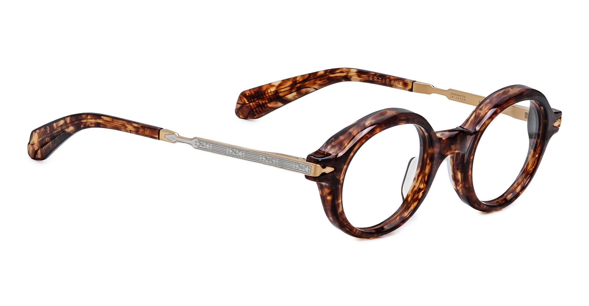 Ottica Mondello Roma - Jacques Marie Mage - JMMOGRX-5C - HARTIGAN - ARGYLE RX - Acetate - shape Round - Tortoise - EYEWEAR - EYEGLASSES - Unisex,Uomo,Donna,Women,Men - lens Clear - Made In Japan