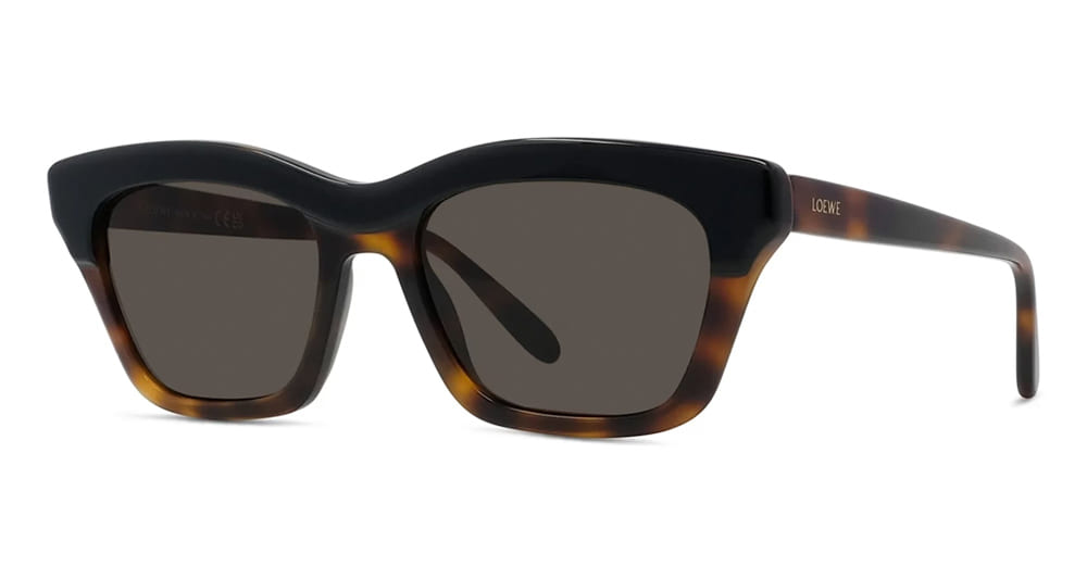 Ottica Mondello Roma - Loewe - LW40177I5352E - SLIM LW40177I - HAVANA - Acetate - shape Squared - Havana - EYEWEAR - SUNGLASSES - Donna,Women - lens Brown - Made In Italy