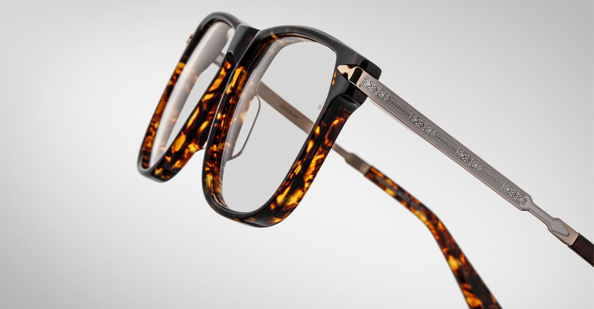 Ottica Mondello Roma - Jacques Marie Mage - JMMKDRX-13V - KIRKLAND - BEAU RX - acetate, titanium  - shape Navigator - Tortoise - EYEWEAR - EYEGLASSES - Uomo,Men - lens Clear - Made In Japan