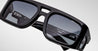 Ottica Mondello Roma - Jacques Marie Mage - JMMWS-10Y1 - DECADE COLLECTION: WINDSOR - DECADE - Acetate - shape Recangular - Black - EYEWEAR - SUNGLASSES - Uomo,Men - lens Gradient grey - Made In Japan