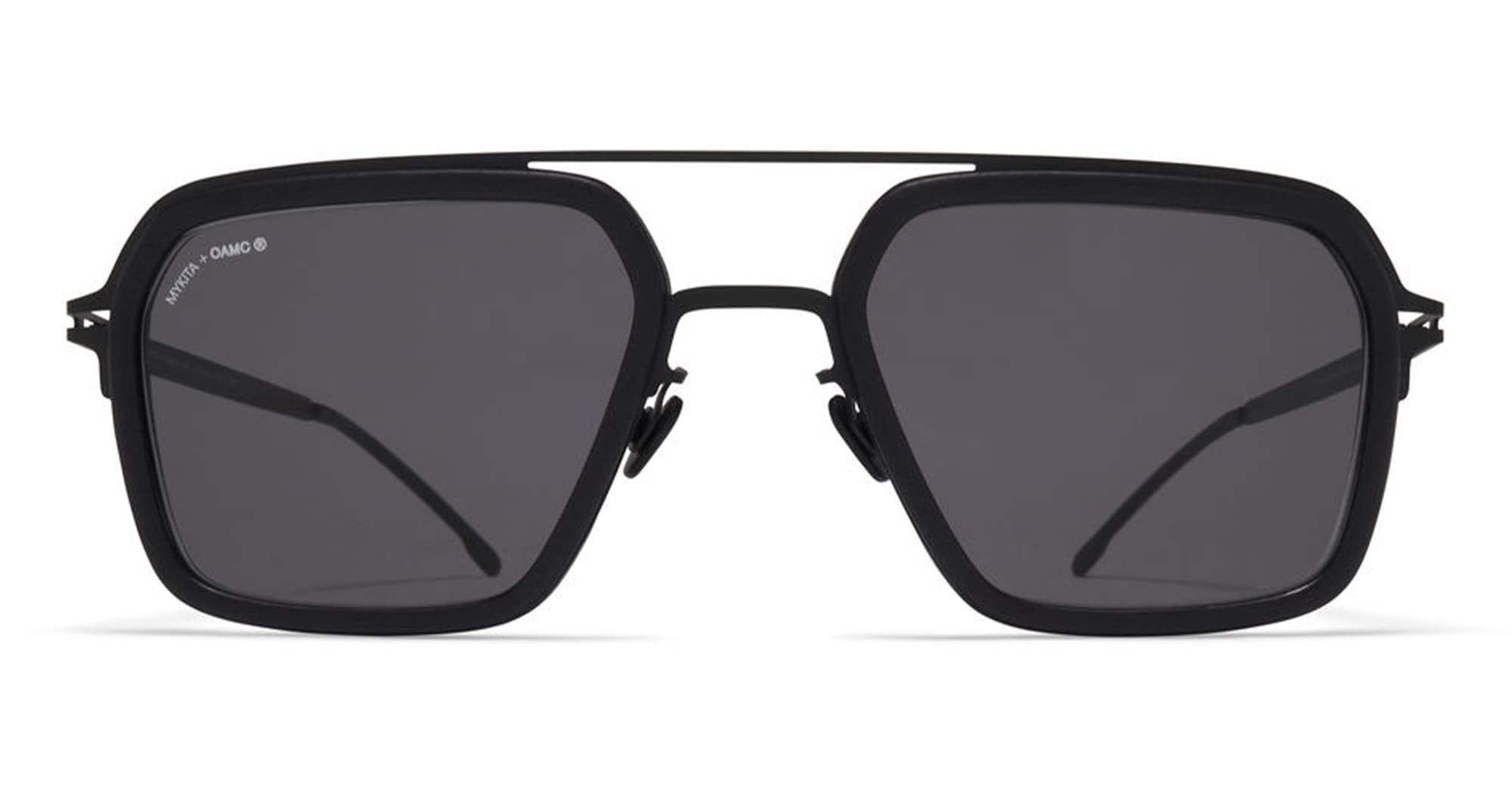 Ottica Mondello Roma - Mykita - 10089970 - RAT - MH6 Pitch Black - stainless steel - shape Navigator - Black - EYEWEAR - SUNGLASSES - Unisex,Uomo,Donna,Women,Men - lens ash grey - Made In Germany