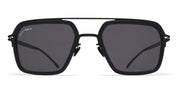 Ottica Mondello Roma - Mykita - 10089970 - RAT - MH6 Pitch Black - stainless steel - shape Navigator - Black - EYEWEAR - SUNGLASSES - Unisex,Uomo,Donna,Women,Men - lens ash grey - Made In Germany