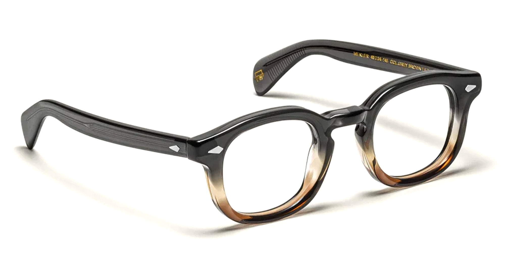 Ottica Mondello Roma - Moscot - OR-MEK-O46240724-01 - MEKLER (46) - GREY RX - Acetate - shape  - grey - EYEWEAR - EYEGLASSES - Unisex,Uomo,Donna,Women,Men - lens  - Made In China