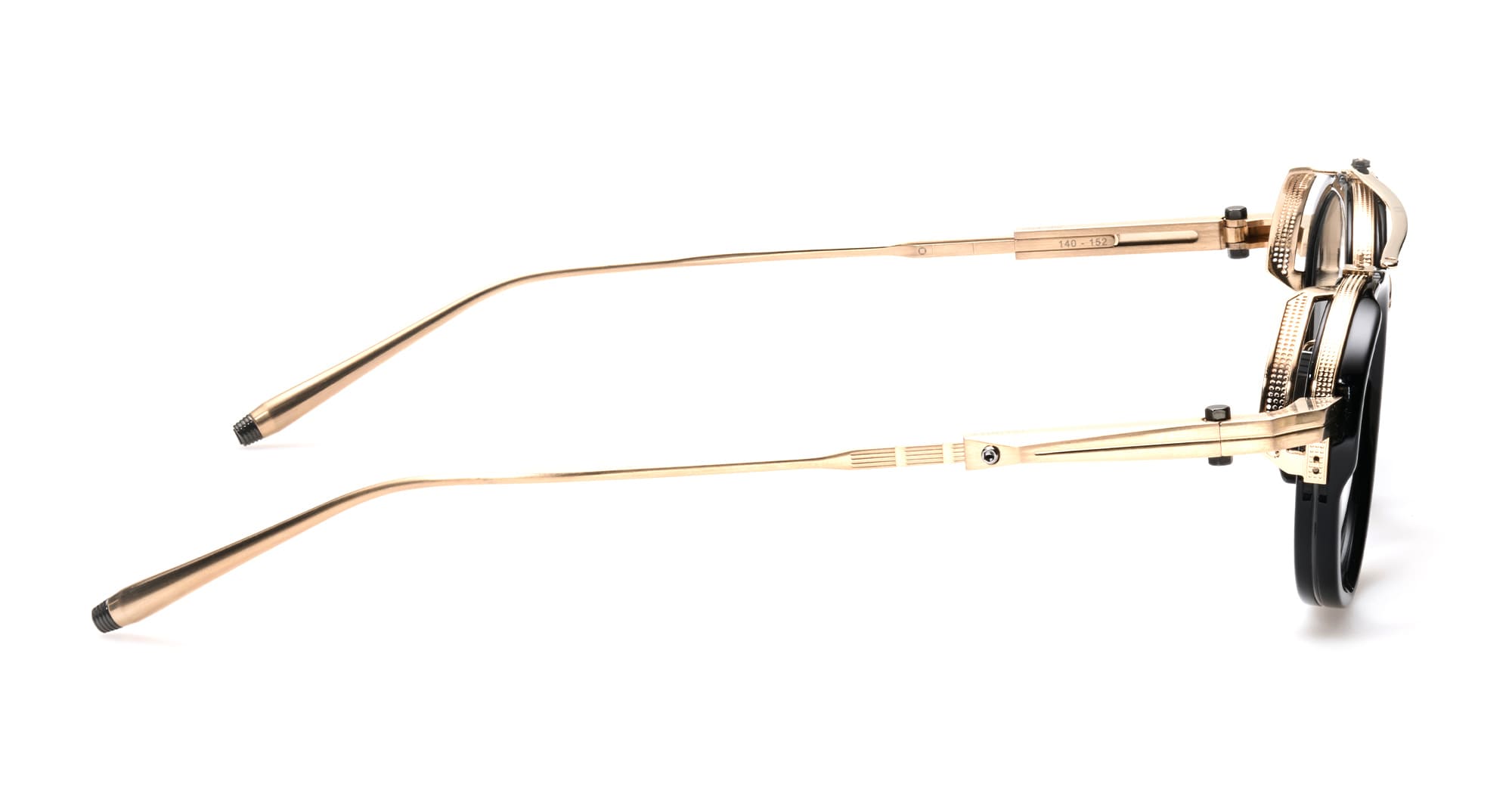Infinity - black / brushed 12k gold rx