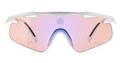 Ottica Mondello Roma - Alba Optics - 8050054514055 - MANTRA - WHITE / VZUM F-LENS FLM - Tr90 - shape Mask - White - EYEWEAR - SUNGLASSES - Unisex,Uomo,Donna,Women,Men - lens purple - Made In Italy