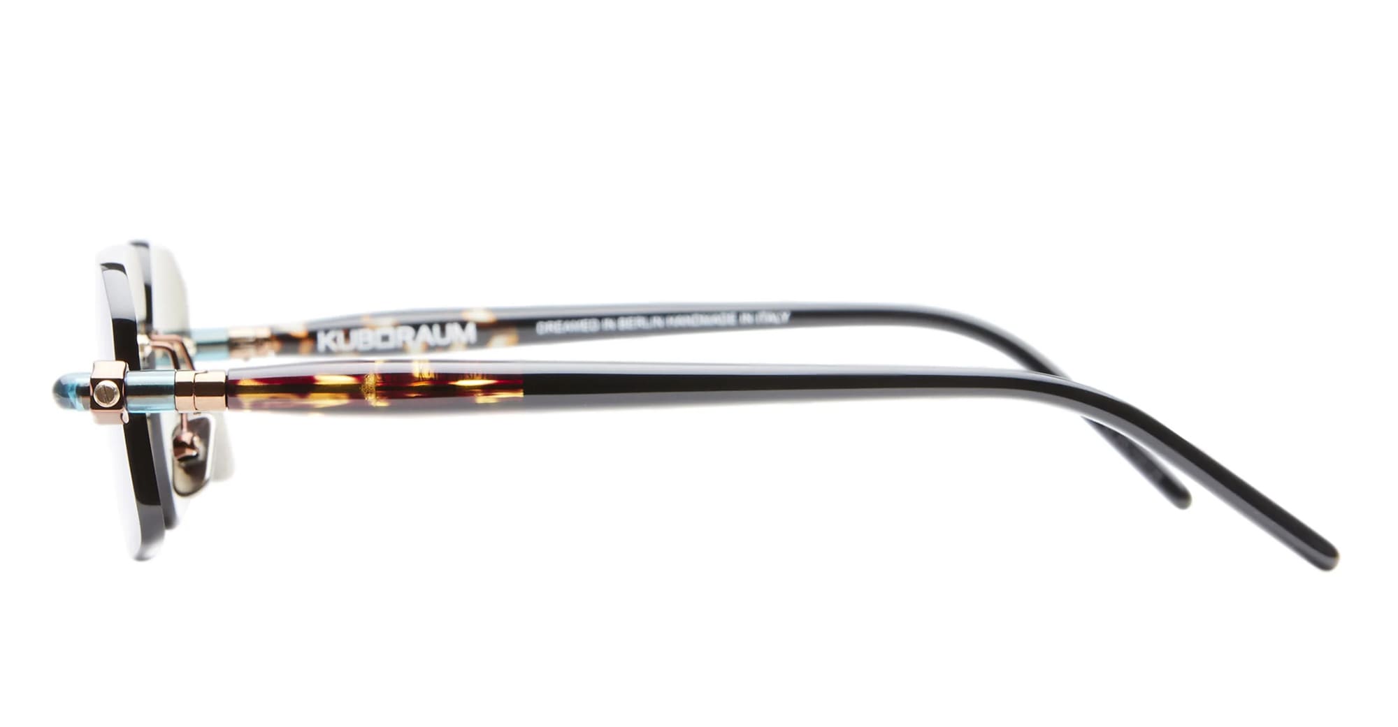 Ottica Mondello Roma - Kuboraum - KRSP64BZHB000040 - MASK P64 BZ HB - BRONZE - Acetate - shape Rectangular - bronze brown - EYEWEAR - SUNGLASSES - Unisex,Uomo,Donna,Women,Men - lens Green - Made In Italy