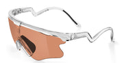 Ottica Mondello Roma - Alba Optics - 8050054518688 - DELTA LEI - CRYSTAL / VZUM SALMON - Tr90 - shape Mask - transparent - EYEWEAR - SUNGLASSES - Unisex,Uomo,Donna,Women,Men - lens Pink - Made In Italy