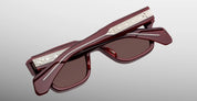 Ottica Mondello Roma - Jacques Marie Mage - JMMFE-R7 - FELLINI - BORDEAUX EMPIRE - Acetate - shape  - Tortoise - EYEWEAR - SUNGLASSES - Unisex,Uomo,Donna,Women,Men - lens  - Made In Japan