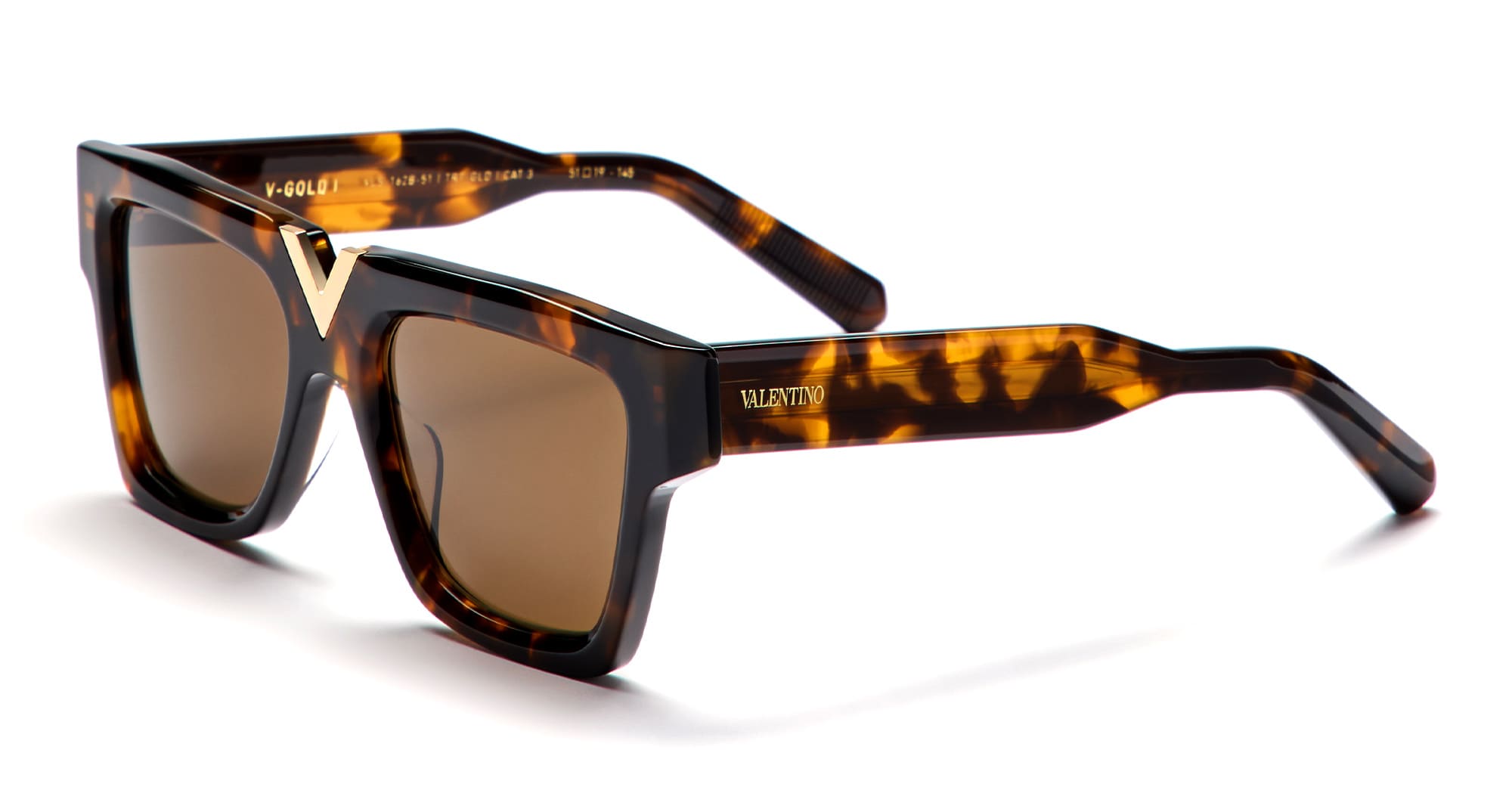 V-gold-i - brown tortoise / gold