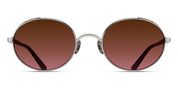 Ottica Mondello Roma - Matsuda - M3137.SG.PW-RED.51 - M3137 - PALLADIUM WHITE / RED COPPER - Titanium - shape Oval - Silver - EYEWEAR - SUNGLASSES - Unisex,Uomo,Donna,Women,Men - lens red - Made In Japan