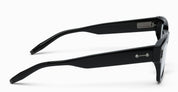 Ottica Mondello Roma - Akoni - AKX-100H-50 - COLUMBA - BLACK / BLACK RHODIUM RX - Acetate - shape  - Black, Grey - EYEWEAR - EYEGLASSES - Unisex,Uomo,Donna,Women,Men - lens  - Made In Japan