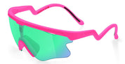 Ottica Mondello Roma - Alba Optics - 8050054517933 - DELTA LEI - FUCHSIA II / VZUM F-LENS BTL - Tr90 - shape Mask - pink - EYEWEAR - SUNGLASSES - Unisex,Uomo,Donna,Women,Men - lens blue green - Made In Italy