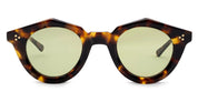 Ottica Mondello Roma - Max Pittion - MXPL-018E - VOILA 44  - DARK TORTOISE / GREEN LENS - Acetate - shape Round - Tortoise - EYEWEAR - SUNGLASSES - Unisex,Uomo,Donna,Women,Men - lens Green - Made In Japan