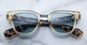 Ottica Mondello Roma - Jacques Marie Mage - JMMJU-10Y3 - DECADE COLLECTION: JULES - DUN - Acetate - shape Panto - beige - EYEWEAR - SUNGLASSES - Uomo,Men - lens Blue - Made In Japan
