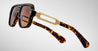Ottica Mondello Roma - Jacques Marie Mage - JMMGG-6D - FUGUE - AGAR - Acetate, titanium - shape Navigator - brown - EYEWEAR - SUNGLASSES - Uomo,Men - lens Gradient brown - Made In Japan