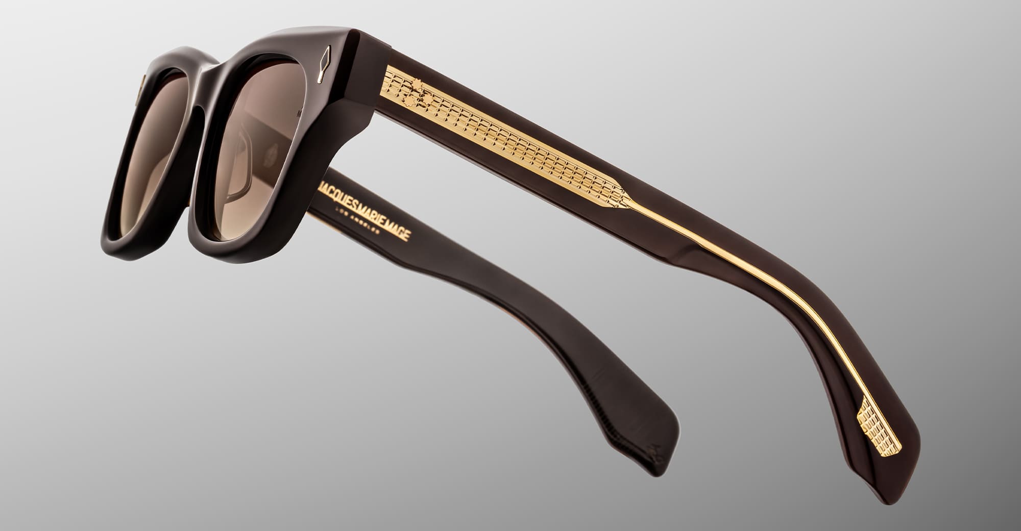 Ottica Mondello Roma - Jacques Marie Mage - JMMDE-B17 - DEALAN EPOXY II - GANACHE - Acetate - shape Squared - brown - EYEWEAR - SUNGLASSES - Unisex,Uomo,Donna,Women,Men - lens Brown - Made In Japan