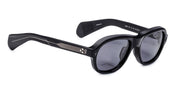 Ottica Mondello Roma - Jacques Marie Mage - JMMRH-58 - RICHARD - RAVEN - Acetate - shape Pilot - Black - EYEWEAR - SUNGLASSES - Unisex,Uomo,Donna,Women,Men - lens charcoal - Made In Japan