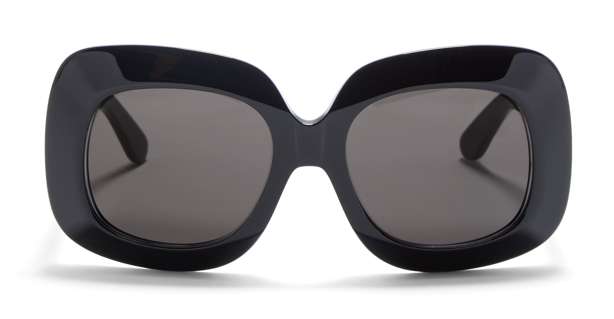 Ottica Mondello Roma - Valentino - VLS-180A-59 - VLS-180A - BLACK / V-LIGHT GOLD - Acetate - shape Squared - Black, gold - EYEWEAR - SUNGLASSES - Donna,Women - lens Grey - Made In Japan
