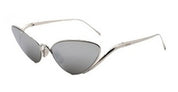 Ottica Mondello Roma - Loewe - LW40179U5916C - Signature Silver Cat Eye Sunglasses - Metal - shape  - Silver - EYEWEAR - SUNGLASSES - Donna,Women - lens  - Made In Italy