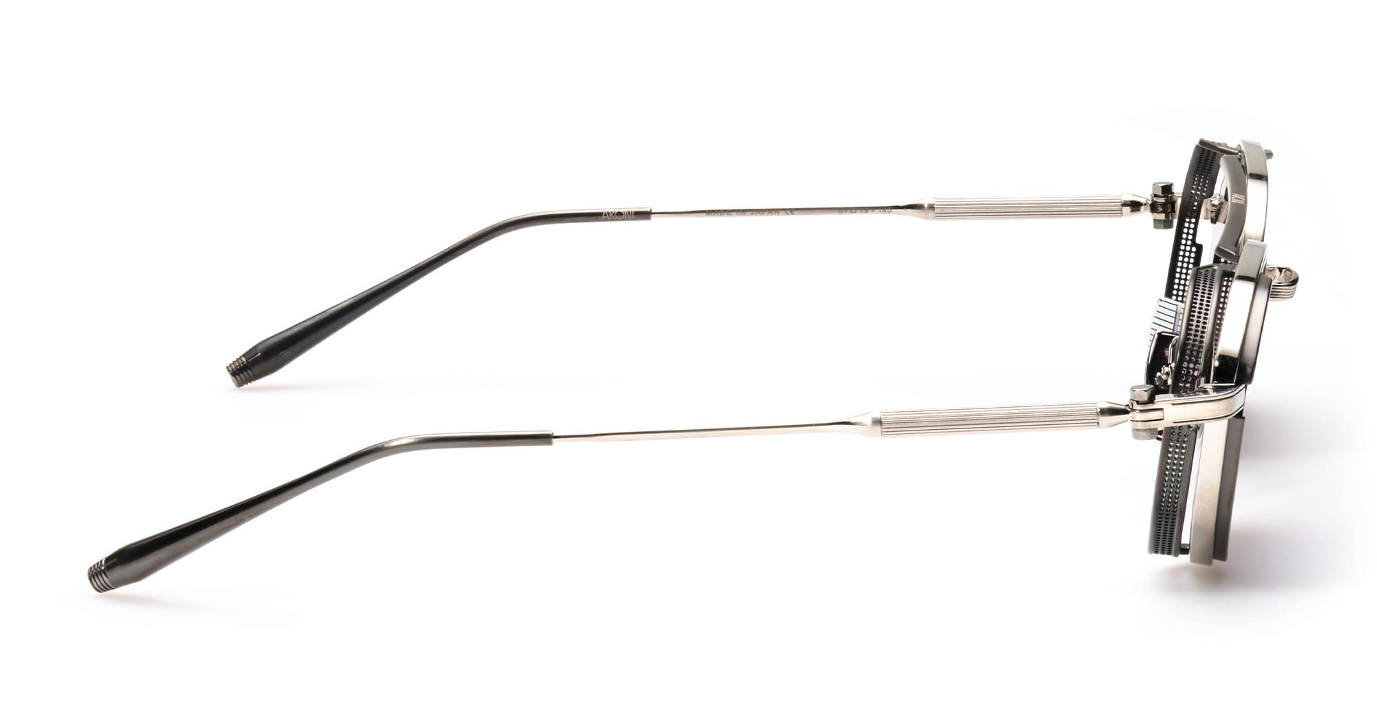 Eris-two - brushed silver / black rhodium