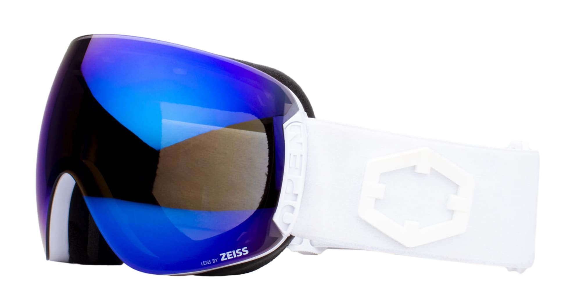 Open - white / blue