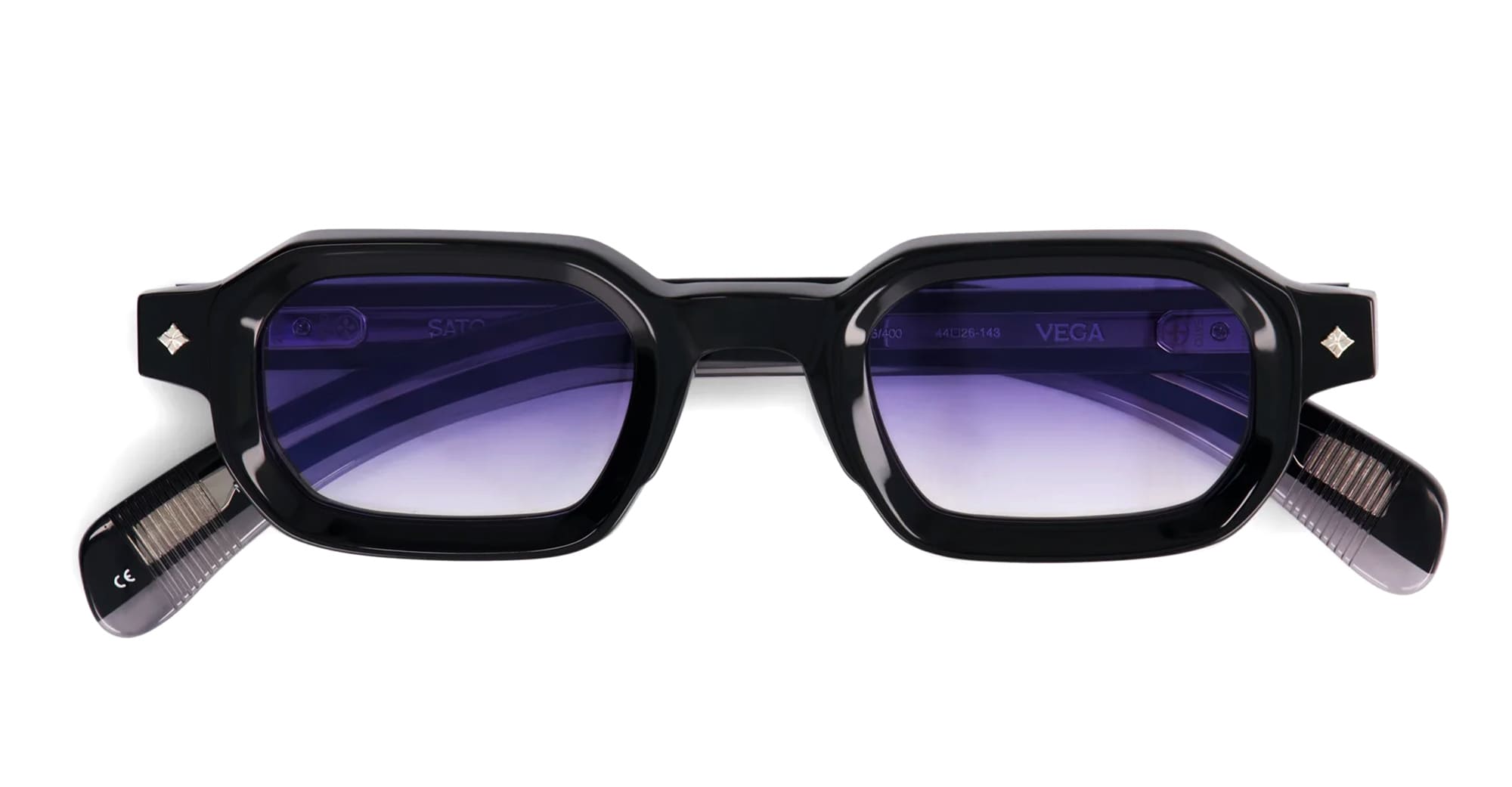 Ottica Mondello Roma - Sato - VEGA-N-1 - VEGA - NOIR - Acetate - shape  -  - EYEWEAR - SUNGLASSES - Uomo,Men - lens  - Made In Japan