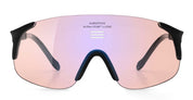 Ottica Mondello Roma - Alba Optics - 8050054515618 - JUMBO - BLACK / VZUM F-LENS FLM - Tr90 - shape Mask - Black - EYEWEAR - SUNGLASSES - Unisex,Uomo,Donna,Women,Men - lens purple - Made In Italy