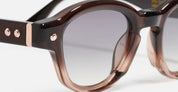 Ottica Mondello Roma - John Dalia - P10-C148 - PROJECT 10 - C148 Bicolore Brown / Rose Gold - Acetate - shape Panto - brown - EYEWEAR - SUNGLASSES - Unisex,Uomo,Donna,Women,Men - lens Gradient grey - Made In France