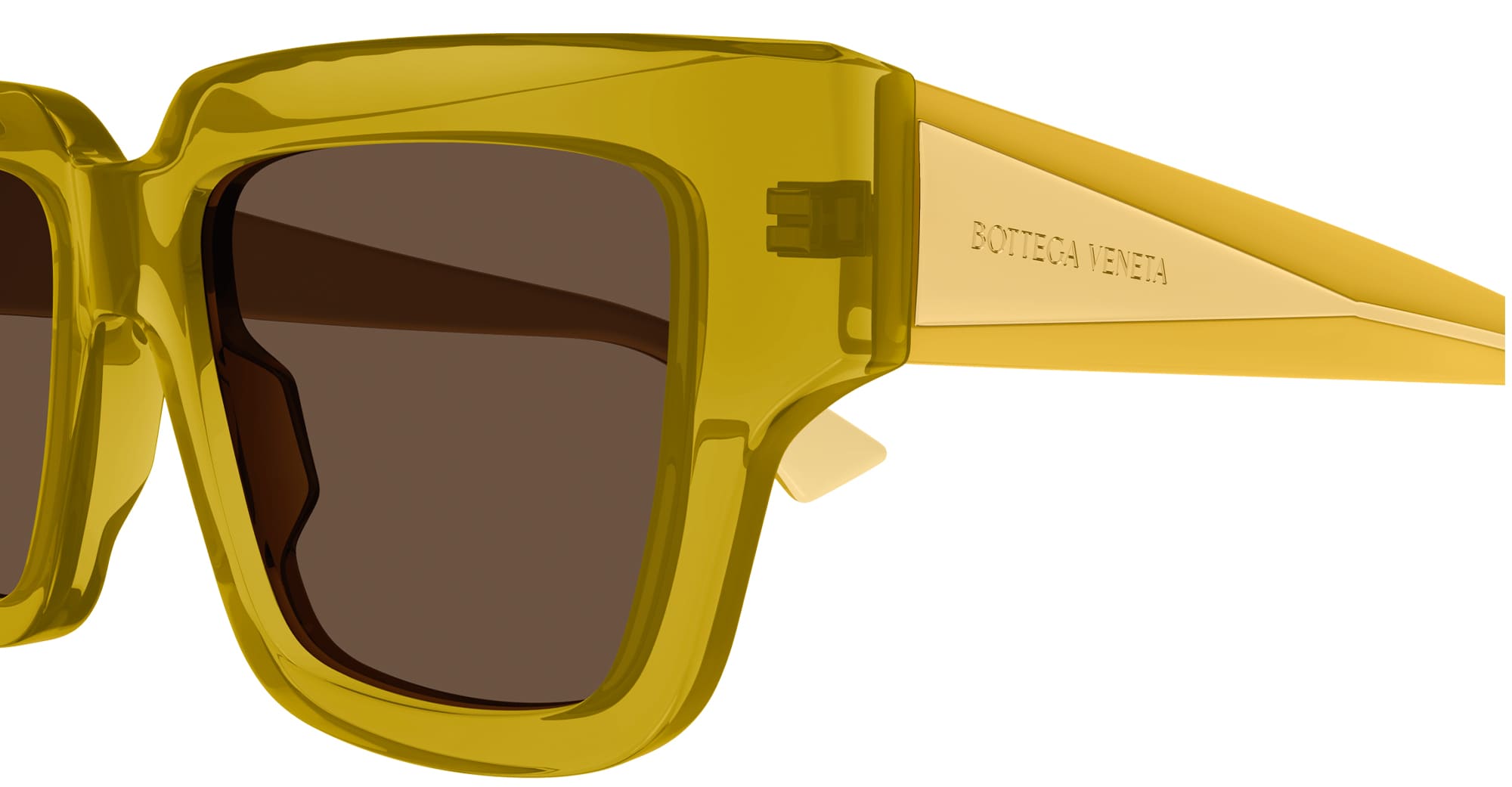 Ottica Mondello Roma - Bottega Veneta - BV1276S-004 - BV1276S-004 - YELLOW - Acetate - shape  - yellow - EYEWEAR - SUNGLASSES - Donna,Women - lens  - Made In Japan
