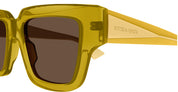 Ottica Mondello Roma - Bottega Veneta - BV1276S-004 - BV1276S-004 - YELLOW - Acetate - shape  - yellow - EYEWEAR - SUNGLASSES - Donna,Women - lens  - Made In Japan
