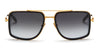 Ottica Mondello Roma - Akoni - AKS-500D-59 - STARGAZER - YELLOW GOLD / MATTE BLACK - Acetate, titanium - shape  - gold, black - EYEWEAR - SUNGLASSES - Uomo,Men - lens  - Made In Japan