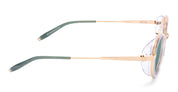 Ottica Mondello Roma - Akoni - AKS-532C-48 - ASTRIA - CRYSTAL CLEAR - Titanium - shape  - crystal, gold - EYEWEAR - SUNGLASSES - Unisex,Uomo,Donna,Women,Men - lens  - Made In Japan