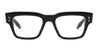 Ottica Mondello Roma - Akoni - AKX-100H-50 - COLUMBA - BLACK / BLACK RHODIUM RX - Acetate - shape  - Black, Grey - EYEWEAR - EYEGLASSES - Unisex,Uomo,Donna,Women,Men - lens  - Made In Japan