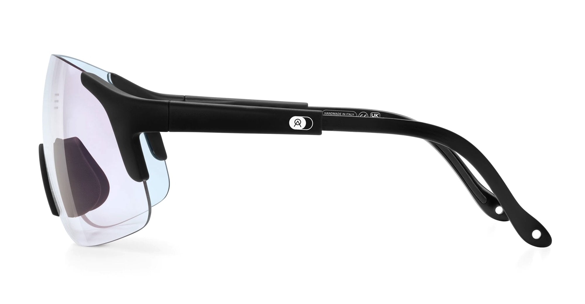 Ottica Mondello Roma - Alba Optics - 8050054518503 - JUMBO - BLACK / VZUM F-LENS FIRE - Tr90 - shape Mask - Black - EYEWEAR - SUNGLASSES - Unisex,Uomo,Donna,Women,Men - lens red - Made In Italy