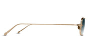 Ottica Mondello Roma - Matsuda - M3163.SG.BG.53 - M3163 - BRUSHED GOLD / BLUE GRADIENT - Titanium - shape Rectangular - Gold - EYEWEAR - SUNGLASSES - Unisex,Uomo,Donna,Women,Men - lens Gradient blue - Made In Japan