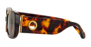 Ottica Mondello Roma - LINDA FARROW - LFL1117C2SUN - LOLA - T-SHELL / YELLOW GOLD - Acetate - shape Rectangular - Tortoise - EYEWEAR - SUNGLASSES - Donna,Women - lens Brown - Made In Italy